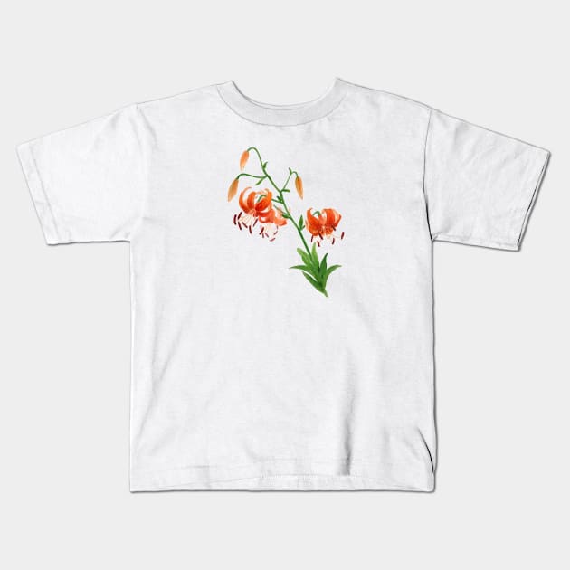 September 1st birthday flower Kids T-Shirt by birthflower